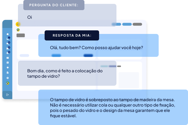 Conversa do chat da Mia